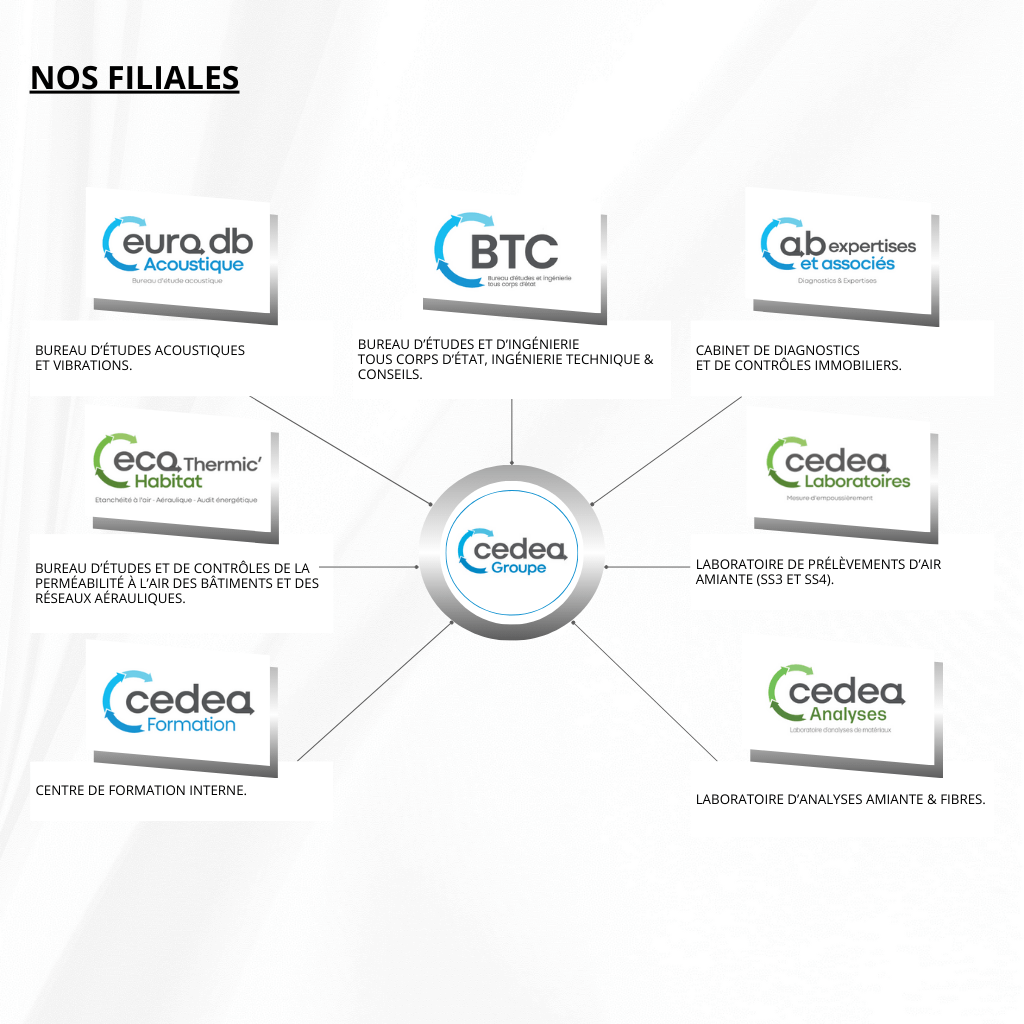 Cedea Groupe -Nos filiales